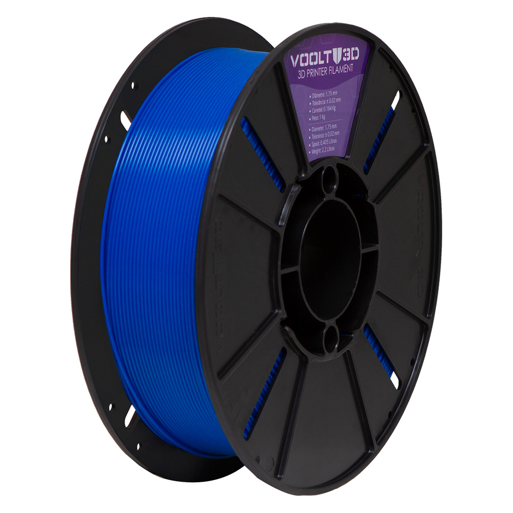 Filamento PLA Azul Voolt3D - 1kg - Imagem 4